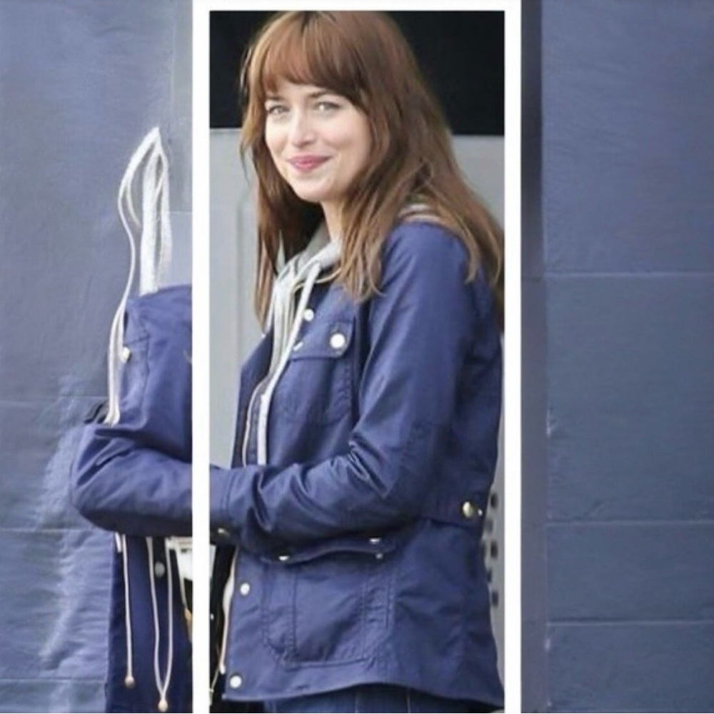 J. Crew Women's Deep Blue Utility Weighted Jacket